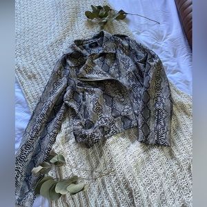 VICI snakeskin patterned jacket